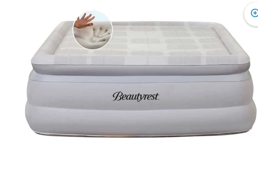 Beautyrest Memory Queen air bed with Built in Pump 20”