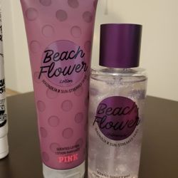 New VS PINK Beach Flower Set