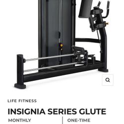Life Fitness Insignia Series Glute Machine – Like New Premium Commercial Grade