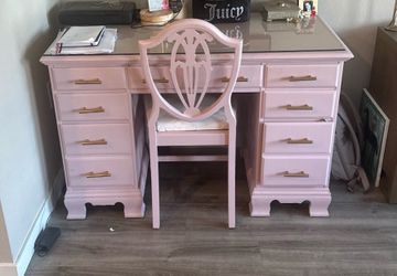 Desk and chair