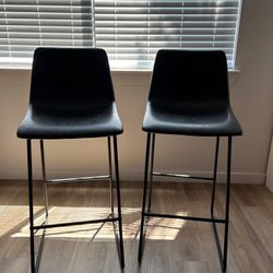Bar Stools (set Of 2) / 2 Sillas Altas