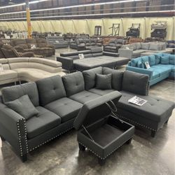 Sectional Sofa With Ottoman Brand New In Box 
