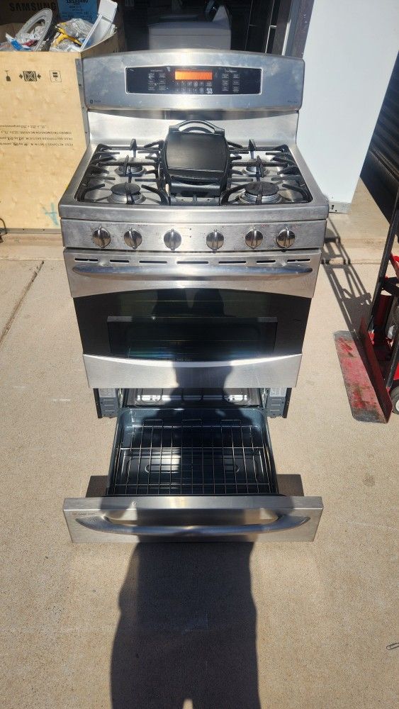 Ge Stainless 5 Burner Gas Stove