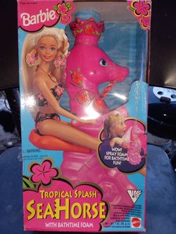 Barbie Tropical Splash Seahorse with Bathtime Foam