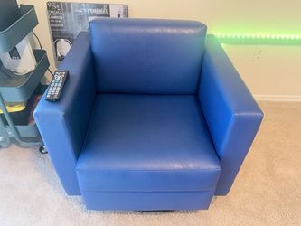Accent blue chairs