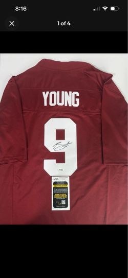 Bryce Young Nike on field Alabama crimson tide signed jersey Jsa authenticated