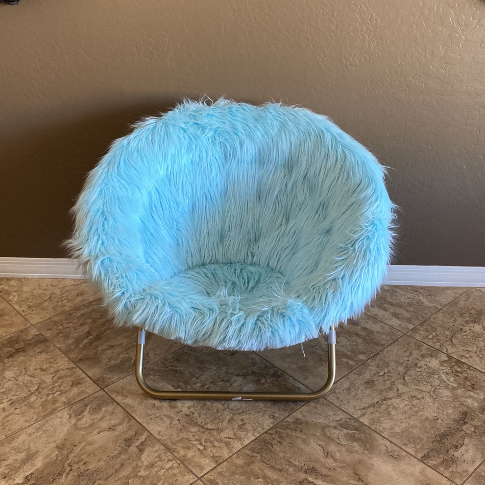 Pottery Barn Teen Hang Around Faux Fur Chair 