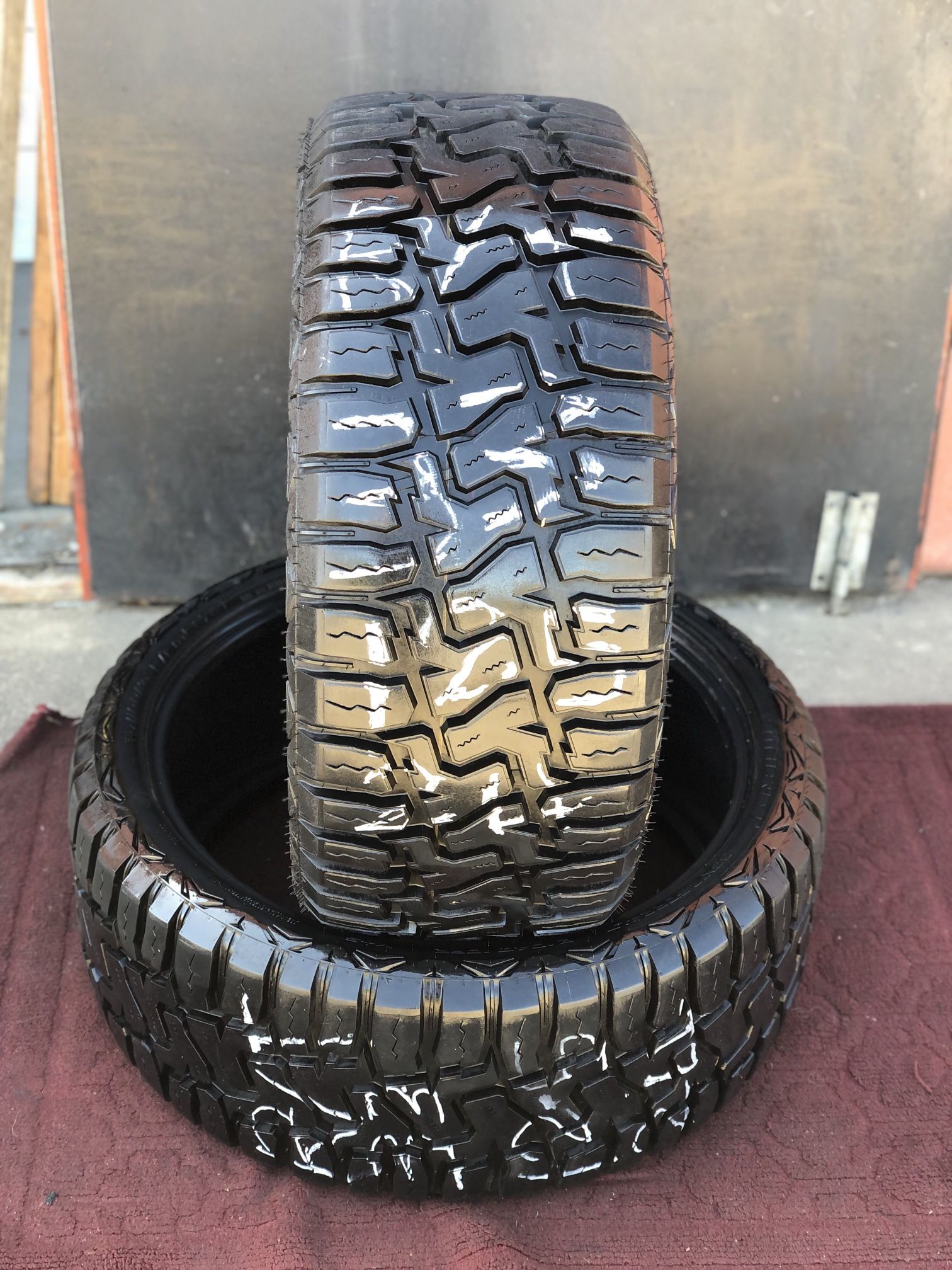 33/12.50/24 Used Tires R/T LT 10Ply Mileking Good Threads Only Two Tires