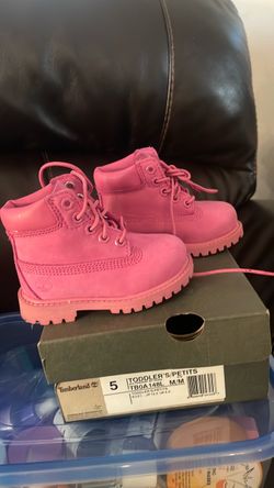 Girls size 5 toddler Timberland