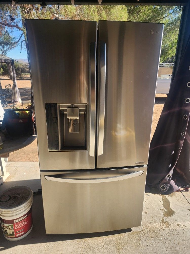 Fridge LG Stainless Steel Refrigerator Water And Ice Dispenser 