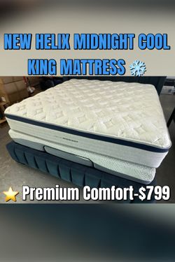 NEW HELIX MIDNIGHT COOL KING MATTRESS