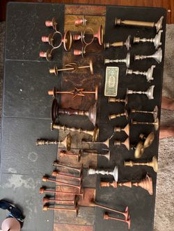 35 pcs candle holder lot