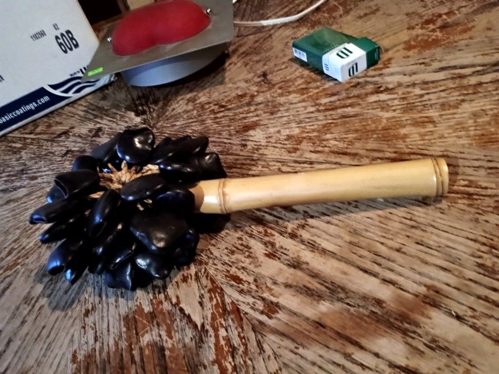 Juju Bean Maracas African Folk Musical Instrument