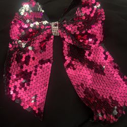 Fuchsia  Sparktly Bow 