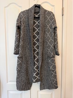 Harlow & Graham gray cardigan size Small