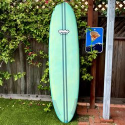 7’0 Pump Midlength Surfboard Fun Board Mid Length (not Longboard Channel Islands Ci Mid Egg Twin Fin Fish Soft Top G And S Stewart)