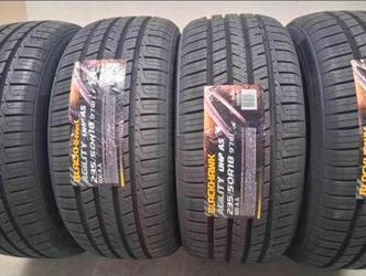 ( 4 TIRES  ) 235/50R18 BLACKHAWK
