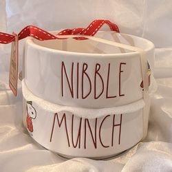 Snoopy Rae Dunn Stackable Bowls