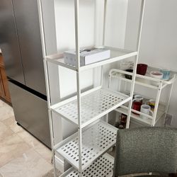 White Metal Shelf