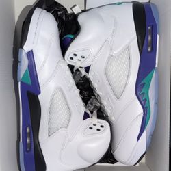 Jordan 5 Retro Grape Size 10.5 Men New 