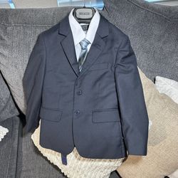 Size 6: 5-piece Navy Blue Suit for Kids (Read Description) 