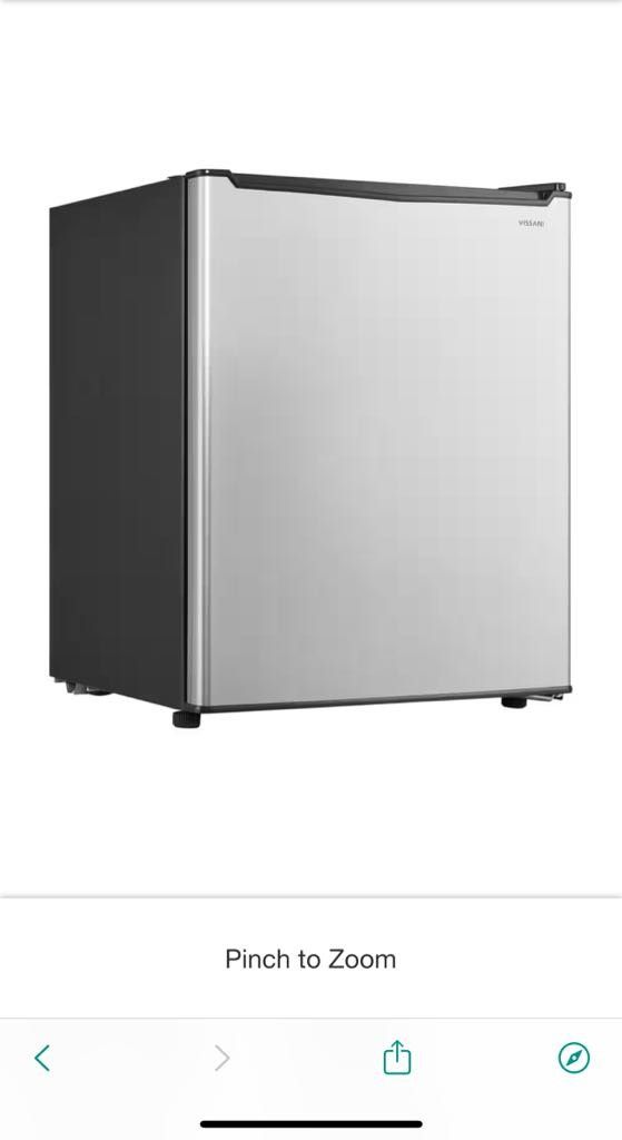 2.6 Cu. Ft. Mini Refrigerator In Stainless Steel, ENERGY STAR .