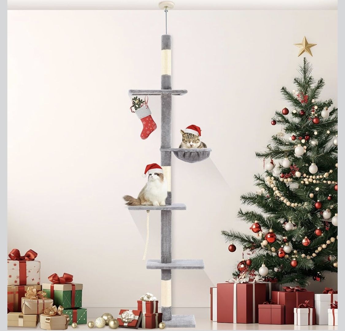 Cat Tree 5-Tier Floor to Ceiling X(41)