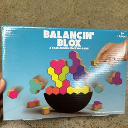 NWT Wooden Balancing Blox challenging stacking game 