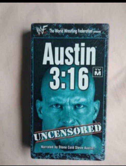 WWE WWF Stone Cold Steve Austin 3:16 Uncensored VHS *RARE* WRESTLING $20 Message if interested (Cross posted)