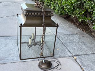 Metal Lantern Light from Pottery Barn