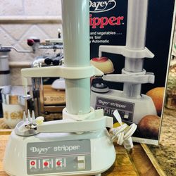 Vintage Dazey Stripper Automatic Fruit & Vegetable Peeler w/ Box Model DVS-5
