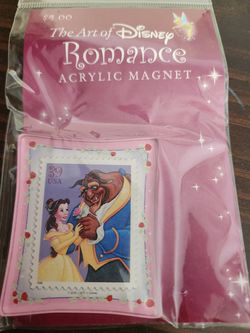 Beauty and the Beast USPS stamp magnet