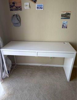 White desk