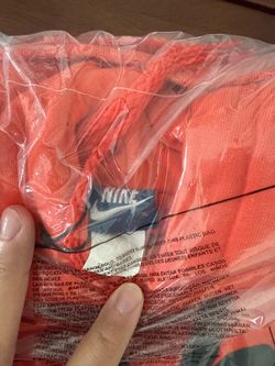 Nike CPFM Orange Shoebox Hoodie Hooded Sweatshirt size XL