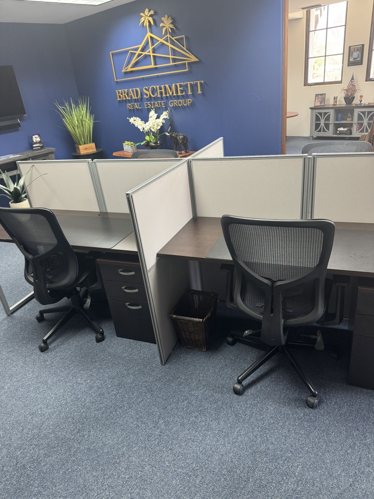 Office Cubicle #2 (Set of 4)