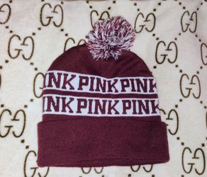 FIRM IN MERCED ‼️ VICTORIA'S SECRET PINK BEANIE ADULT SIZE NEW  NO TAGS