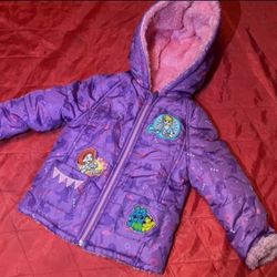 Disney Pixar Toy Story Toddler Winter Jacket – Size 2 – Purple