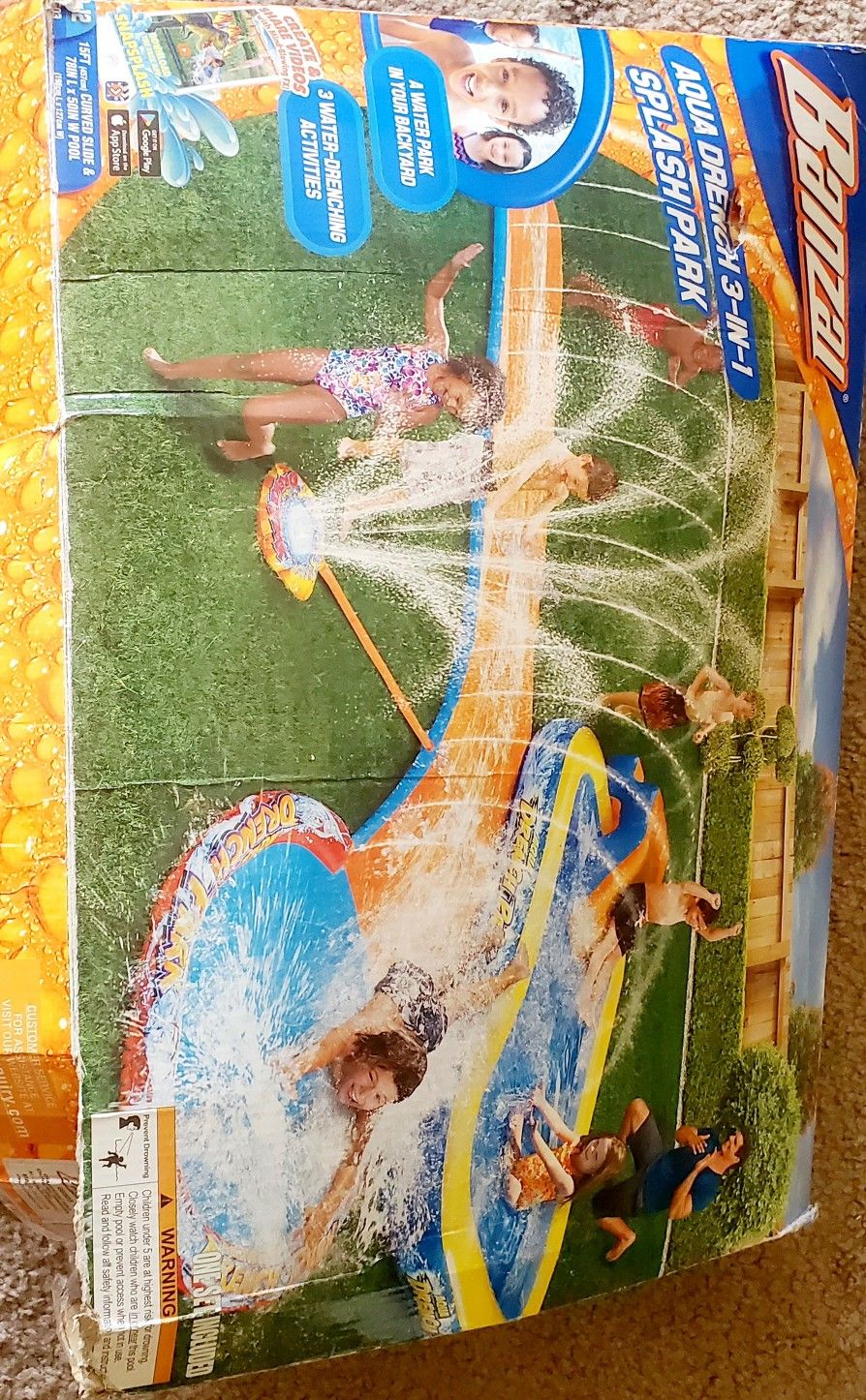 Banzai Aqua Drench 3 In 1 Splash Park