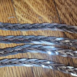 Herringbone Triple Strand Necklaces