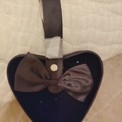 Black Widow Heart  Purse By Svarowski  New 