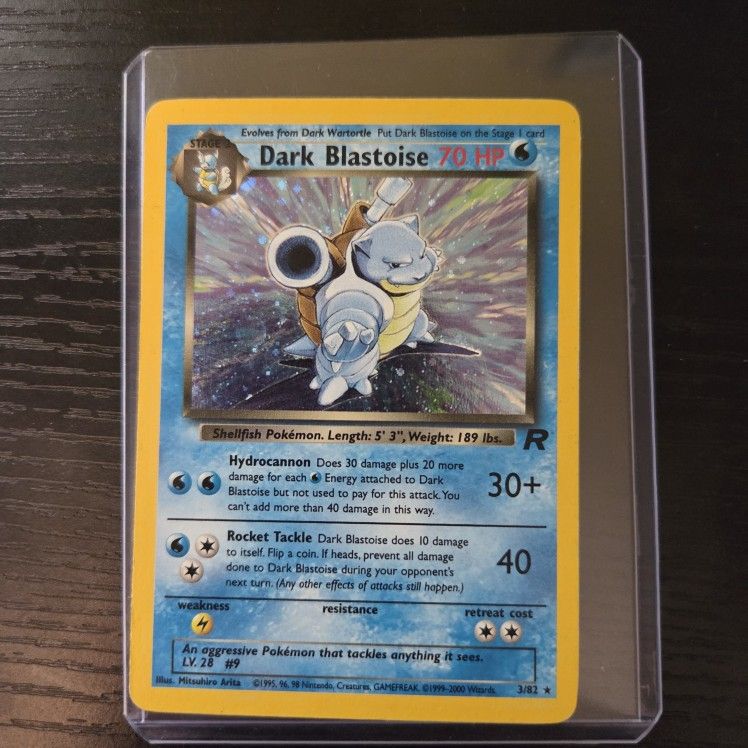 Pokemon Dark Blastoise Team Rocket