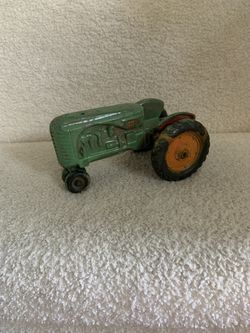 Vintage Massey Harris Die Cast Metal Tractor 