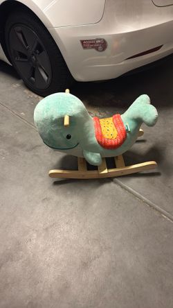 Whale Toddler Rocker