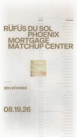 2 TICKETS RUFUS DU SOL 2026