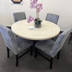 Dining Table With 4 Chairs 