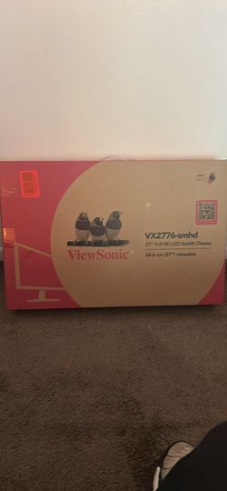 27" HD LED monitor