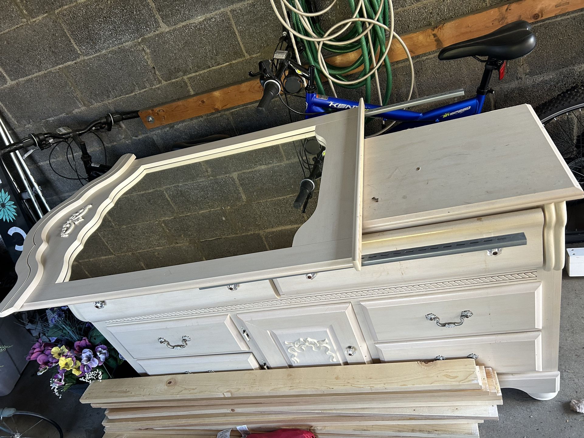 Dresser And Mirror