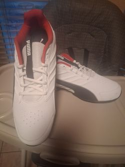 Puma White Low-Top Sneakers Size 12