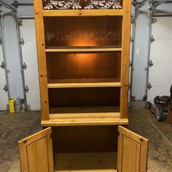 Five Wooden Shelves