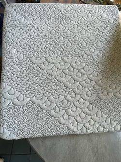 Gray Quilted Throw Pillow Cover